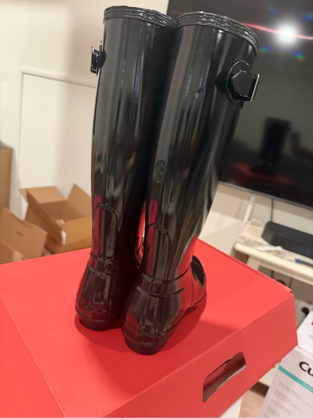 Hunter original tall gloss boot - Picture 5 of 11